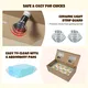 Large Chicken Brooder Box with Bulb Set and Thermometer - Brooder Box for Chicks Indoor Accommodates Up to 12 Chicks - Ideal for Chickens, Ducks, Quails, Hamsters, and Lizards