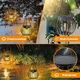 2Pack Solar Outdoor Lights Upgraded Hanging Solar Lantern Metal Solar Lights Outdoor Waterproof Lanterns Decorative Outdoor Lights Solar Powered Tree Lantern for Garden Yard Patio Pathway