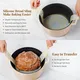 Bread Proofing Basket Set, 9" Round & 10" Oval Banneton Baskets,Complete Sourdough Starter Kit,Sourdough Bread Baking Supplies with Bread Lame, Sling, Dough Whisk