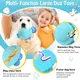 Tough Dog Chew Toys for Aggressive Chewers, Squeaky Indestructible Dog Toy for Large Dogs to Keep Them Busy for Small, Medium, Large Breed, Milk Flavor