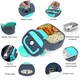 Lunch Box Food Heater 2-In-1 Portable Food Warmer Lunch Box & Home – Leak Proof, 2 Compartments, Removable 304 Stainless Steel Container, SS Fork & Spoon and Carry Bag