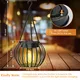2Pack Solar Outdoor Lights Upgraded Hanging Solar Lantern Metal Solar Lights Outdoor Waterproof Lanterns Decorative Outdoor Lights Solar Powered Tree Lantern for Garden Yard Patio Pathway