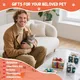 URRU Interactive Cat Toys for Indoor Cats‌,Automatic Rechargeable Hide and Seek Cat Toy with Mouse Sounds and Moving Concealed Feathers for Cats and Kittens Self Playing