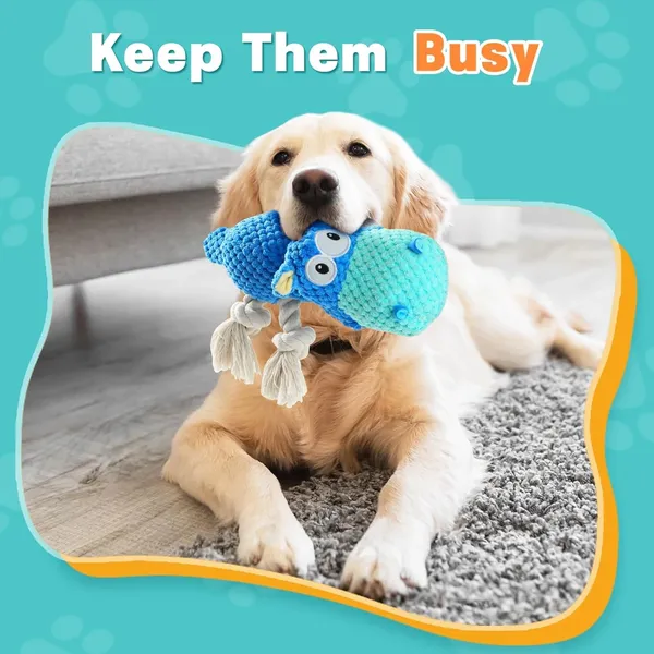 Dog Toys for Aggressive Chewers - Dog Toys to Keep Them Busy Squ