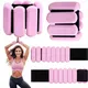 Pilates Wrist & Ankle Weights for Women, Wearable Strong Arm & Leg Weights Set of 2(1Lbs Each), Adjustable Ankle Weights for Walking, Yoga, Dance, Barre,Gym. pink