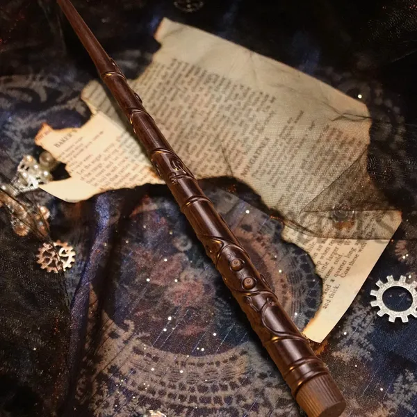 12 Pcs Floating Candles with Wand, Magic Hanging Candles Flameless, Flickering Warm Light LED Taper Candle with Wand Remote, Battery Operated Window Candle for Halloween Witch Wizzard Decor