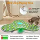 Interactive Cat Toys for Indoor Cats,Hide and Seek Interactive Cat Toy with Real Mouse Squeaky & Moving Concealed Feathers,Touch Activated Cat Kitten Toy Exercise Toy for Indoor Bored Adult Cat