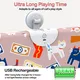 URRU Interactive Cat Toys for Indoor Cats,Moving Concealed Feathers,Real Mouse Squeaky,Touch Activated Cat Exercise Toys USB Rechargeable Self Play Toy for Cats and Kittens
