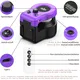 Pet Deluxe Interactive Cat Toy for Indoor Cats, Cat Feather Toy Treadmill for Bored Kitten Puppy Play Chase Run Exercise, Auto/RC Control DIY Cat Mouse Hunting Toy-Purple
