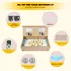 Large Chicken Brooder Box with Bulb Set and Thermometer - Brooder Box for Chicks Indoor Accommodates Up to 12 Chicks - Ideal for Chickens, Ducks, Quails, Hamsters, and Lizards