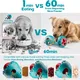 URRU Interactive Dog Toys, Adjustable Treat Dispensing Toy to Keep Them Busy, Dog Enrichment for Brain Stimulation & Cognitive for Puppy Puzzle to Reduce Boredom-Ideal Gift for All Dogs(Rigid Nylon)