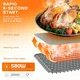 Extra Large Food Warming Mat 580W (XXXL 40"X15"), Electric Warming Tray Silicone Food Warmers for Parties Buffet with Insulated Mat, 7-Temp & 8H Timer, Fast Heating Portable Heating Pad for Daily Use