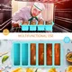 AsFrost 3Pack Silicone Freezer Trays with Lid,2 Large 2-Cup(500ml)&4 Medium 1-Cup(125ml)&6 Small 1/2-Cup(75ml) Soup Freezer Container Molds,Ice Cube Tray For Meal Prep&Freezing Soup,Stews,Sauces