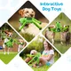 Large Squeaky Dog Toys Plush Stuffed Dog Chew Toy with Soft Fabric Interactive Puppy Toys to Keep Them Busy