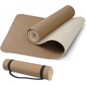 COCOBELA Yoga Mat Non Slip Anti-tear,extra thick-2/5 inch（10MM）High Resiliency Professional Yoga Mats for Women Men Kids,72"x28"inch,Workout, Yoga, Pilates and Floor Exercise, with Carrier Strap