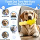 Pet Deluxe Dog Toys for Aggressive Chewers Tough Dog Chew Toys Cute Duck Squeaky Dog Toys for All Breed Sizes to Keep Them Busy