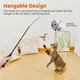URRU Interactive Cat Toys Flapping Bird 4 in, Lifelike Sandpiper Chirp Tweet, Rechargeable Touch Activated Kitten Toy Interactive Cat Exercise Toys for Indoor Cat Kicker Catnip Toys