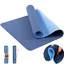 COCOBELA Yoga Mat 72 x 24'' Exercise Mats 8mm TPE Non-Slip Extra Thick High-Density Eco Friendly for Yoga Workout Pilates Yoga Mats for Women Men Blue