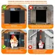 Pet Deluxe Extra Large Automatic Chicken Coop Door Solar Power,Anti-Pinch Horizontally Cold Weather Electric Chicken Door with Timer,Light Sensor,Aluminum Auto Chicken Door Opener with Remote Control