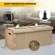 Large Chicken Brooder Box with Bulb Set and Thermometer - Brooder Box for Chicks Indoor Accommodates Up to 12 Chicks - Ideal for Chickens, Ducks, Quails, Hamsters, and Lizards